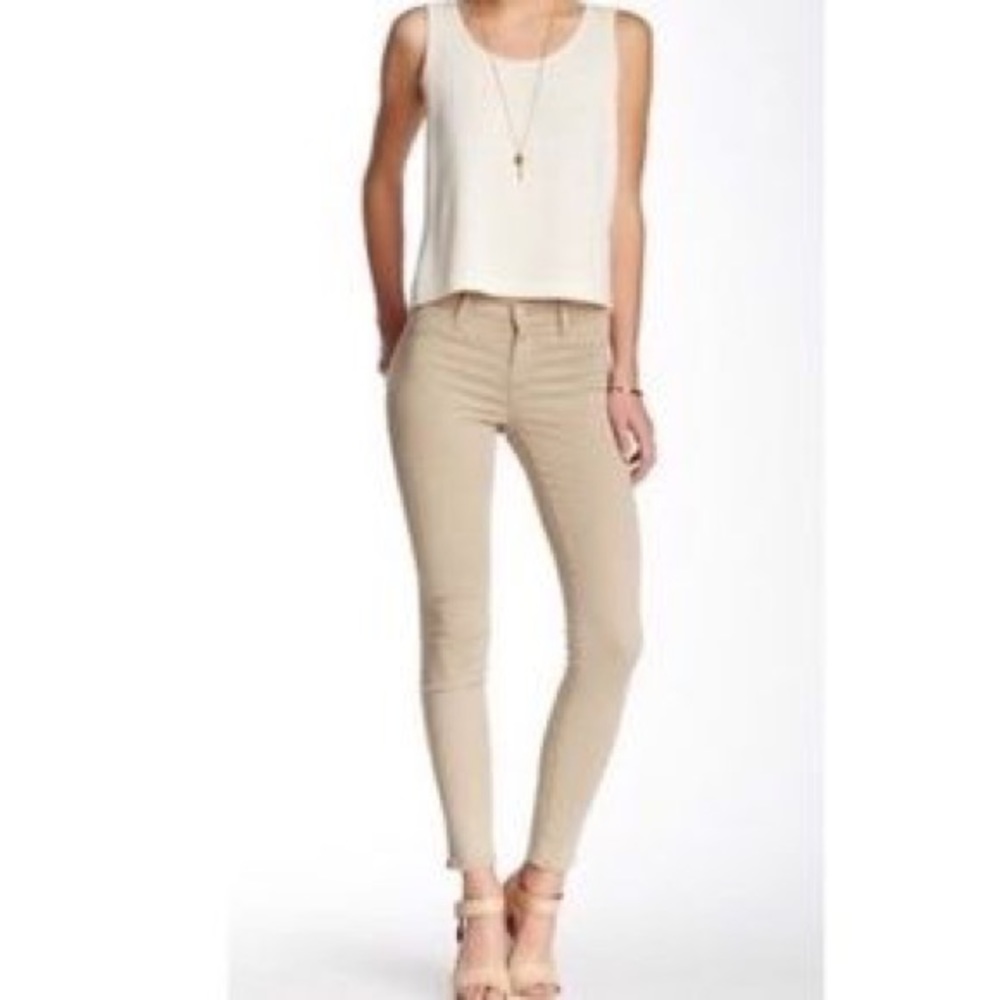 J Brand Skinny Pants in Beige